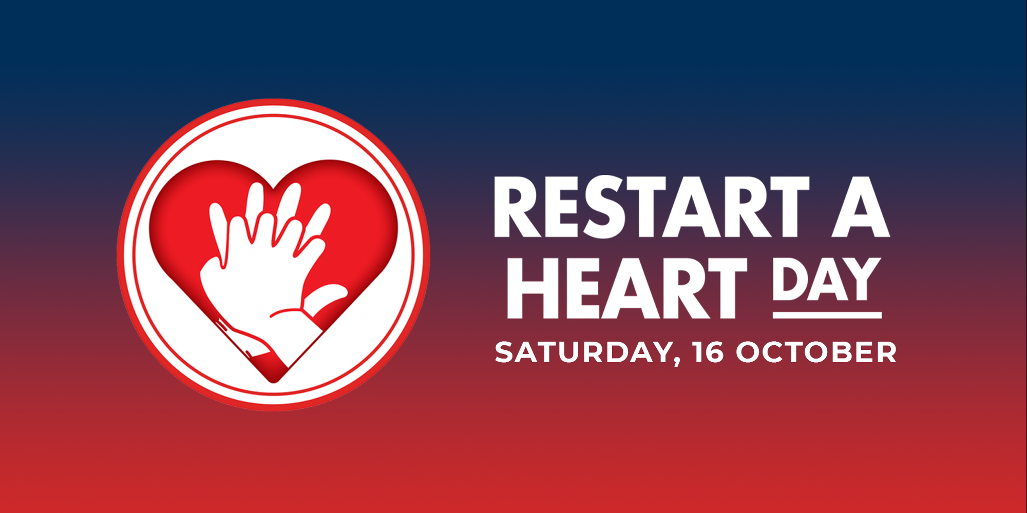 Restart a Heart Day header image showing start date