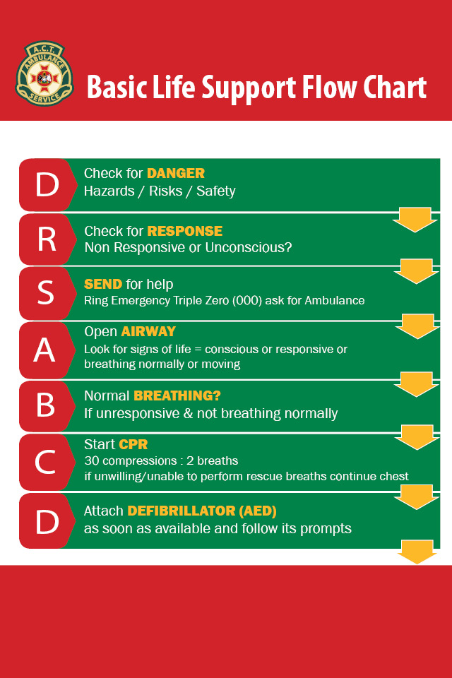 Emergency First Aid Flow Chart